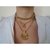 Conjunto de colares choker corrente/coração/eu sou o caminho a verdade e a vida