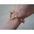 Pulseira corrente fecho mosquetão coração ouro - comprar online