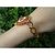 Pulseira corrente olho grego laranja na internet