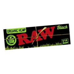 RAW BLACK ORGANIC HEMP 1 1/4