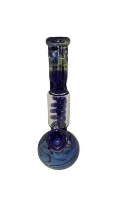 Bong Pirex espiral con atrapahielo