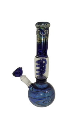 Bong Pirex espiral con atrapahielo - comprar online