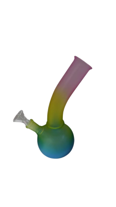 ATOMIC BONG VIDRIO 20cm FROSTY RAINBOW 3.5mm