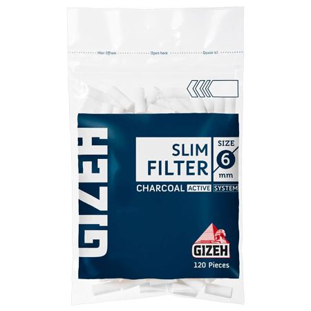 FILTRO GIZEH SLIM CON CARBON ACTIVADO X120