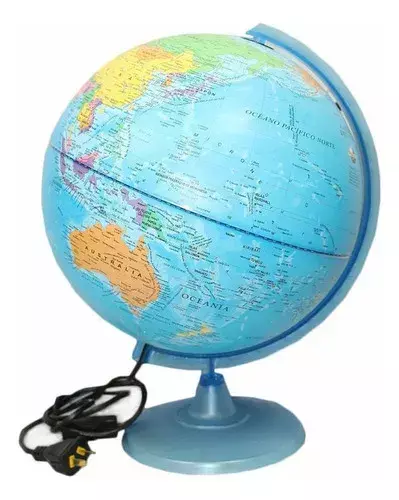 GLOBO BASE PLASTICO 30CM CON LUZ - PLOW - comprar online