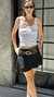 y2k skirt black - Curvina 