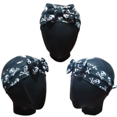 Vincha Bandana Algodon Y Spandex Con Moño Ideal Niña Mujer en internet