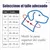 Tabla de talles para collares de perros, indicando medidas del cuello en centímetros y cómo medirlo correctamente.