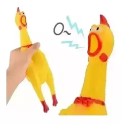 Gallina Chillona Pollo Chillon Juguete 16 cm Chifle para mascotas en internet