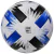 Pelota de fútbol profesional adidas Tsubasa pro con diseño en blanco, azul y negro, aprobada por FIFA.