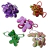 Gomitas para pelo con apliques de mariposas en varios colores, ideales para mujeres y niñas. Presentadas en grupos de dos unidades.