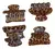 Set De Accesorios Para Cabello Glam Animal Print Mujer - comprar online