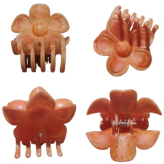 Imagen de Broches de Pelo Mujer Flor Plastica Opaca X Unidad