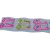 Conjunto de hebillas Tic Tac en forma de flor con abejitas, en colores rosa y verde, para niñas.