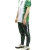Pantalón largo Nike Nigeria para hombre, con diseño de hojas en tonos verdes y negros, ideal para fútbol.