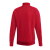 Campera de fútbol profesional Adidas Bayern Munich para hombre, vista trasera en color rojo.