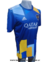 Camiseta de fútbol alternativa para hombre del Boca Juniors, color azul con diseño geométrico y logo de Qatar Airways.