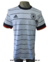 Camiseta de fútbol profesional Adidas oficial de la selección de Alemania para la temporada 20/21, con diseño a rayas y escudo del equipo.