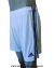 Pantalón corto blanco de fútbol adidas Boca Juniors, con tres franjas azules en los costados.