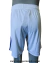 Pantalón corto blanco de fútbol adidas Boca Juniors visto desde atrás, con detalles en azul y cintura elástica.