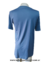 Remera Nike de entrenamiento de color celeste, vista trasera, con mangas cortas.