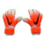 Guantes de arquero Nike en color naranja con detalles en negro, diseñados para fútbol profesional.