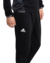 Pantalón largo de entrenamiento para hombre, color negro, con logo de Adidas.