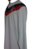 Camiseta de fútbol Umbro del Glasgow Rangers, de manga larga y diseño en blanco con detalles en rojo y azul.