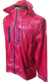 Campera adidas ROMPEVIENTO de color rosa con capucha y cierre frontal.