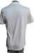 Camiseta blanca de fútbol Adidas del Real Madrid vista desde atrás.
