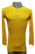 Remera de compresión Nike Pro de manga larga color amarillo para hombres, ideal para running y entrenamiento.