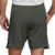 Vista trasera de un short de hombre 4krft 360 Primeknit para entrenamiento en color verde.