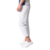 Pantalón 7/8 blanco de hombre de adidas, visto de perfil.
