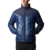 Campera padded para hombre de adidas en color azul marino, con diseño acolchado y cierre frontal.