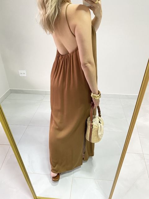 VESTIDO SABRINA MARROM - comprar online