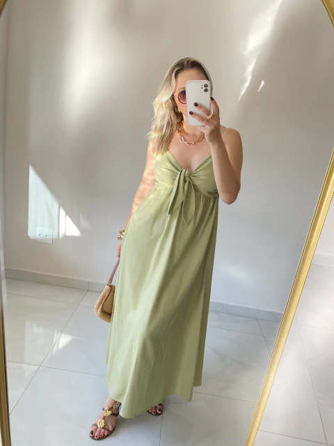VESTIDO AURORA VERDE - comprar online
