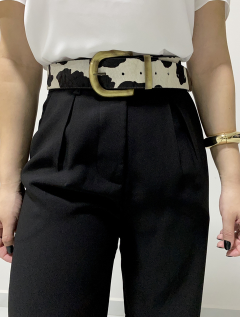 CINTO GROSSO ROMANA - COW PRINT - comprar online