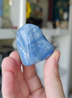 Cuarzo azul rolado XXL premium -Pieza A-