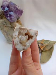 Geoda de Cuarzo Azucar (Pieza grande) -Pieza A- en internet