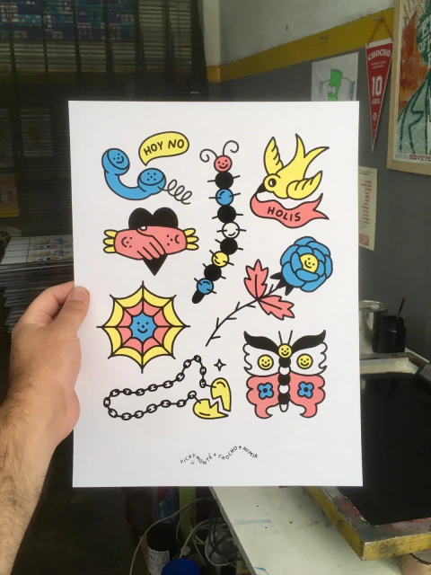 serigrafía Holis - Vicky Monté (Nimia+Chocho)