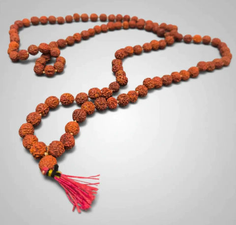Japa Mala Rudraksha Rosario 108 Cuentas - comprar online
