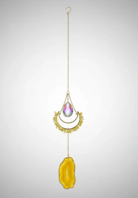 Colgante De Piedra Semipreciosa Importado 45 Cm - tienda online
