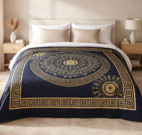 Cubrecama 2 Plazas Manta Premium Hindú Tapiz 230x210 Cm. - tienda online
