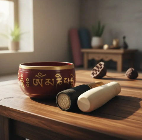 Cuenco Tibetano 450 A 500 G. Incluye Baqueta - tienda online