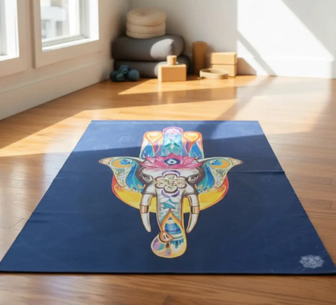 Tapiz Hindú Om 7 Chakras Ganesh Mano Fatima Lakshm - tienda online