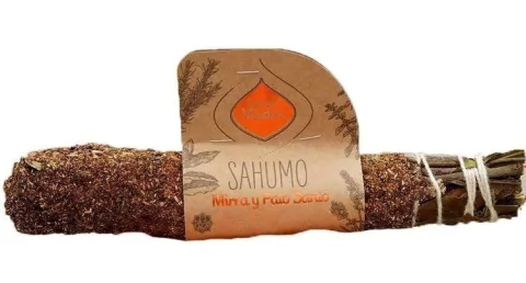 Sahúmo Mirra Y Palo Santo Sagrada Madre Mundo Hindú