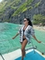 Saída Curta Ousadia Zebra Preto - Maria Sereia Moda Praia