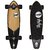 Longboard Kicktail BANGA - Black