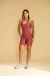 Short bolso running rosa seco