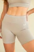 Short seamless bege - M.R FITNESS - Seja uma #mrlovers